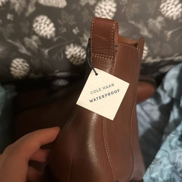 Cole Haan Brown Leather Boots - Picture 3 of 4